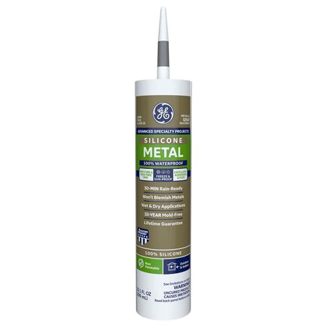 metallic grey silicone caulk